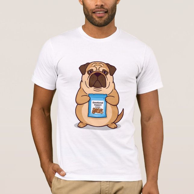 Emotional Support Snack Dealer T Shirt (Framsida)