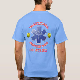 Emotional Support Softball Pappa T-Shirt