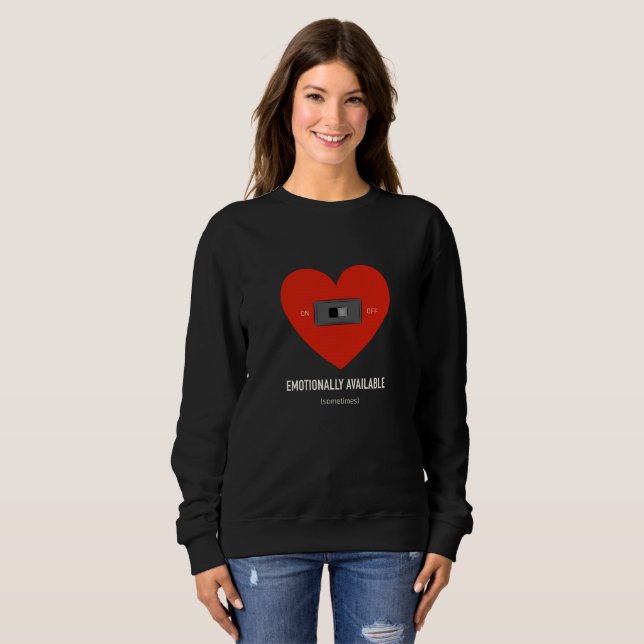 Emotionally available  t shirt (Hel framsida)