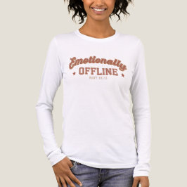 Emotionally Offline – Vintage Minimalist T Shirt