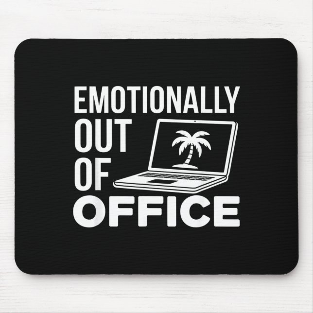 Emotionally Out Of Office Funny Work Humor For Cow Musmatta (Framsidan)