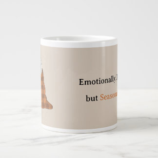 Emotionally Unavailable but Seasonally Festive Jumbo Mugg