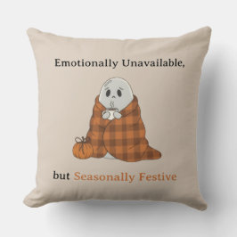 Emotionally Unavailable but Seasonally Festive Kudde