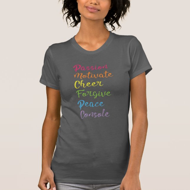 Emotionell akromaterapi Doterra Essentiella oljor T Shirt (Framsida)