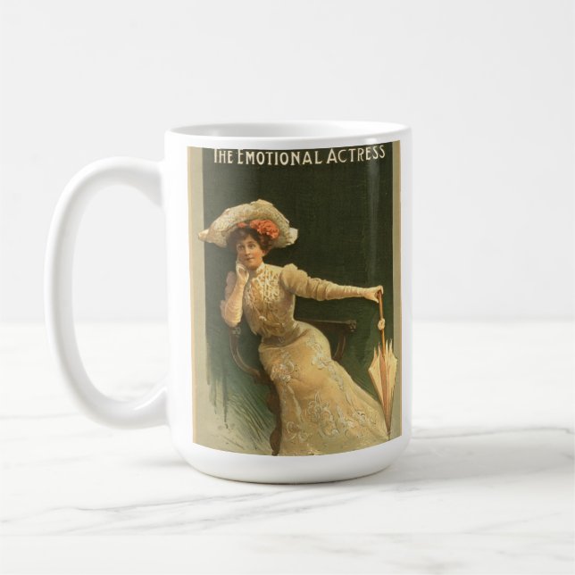 Emotionell aktris 1906 kaffemugg (Vänster)
