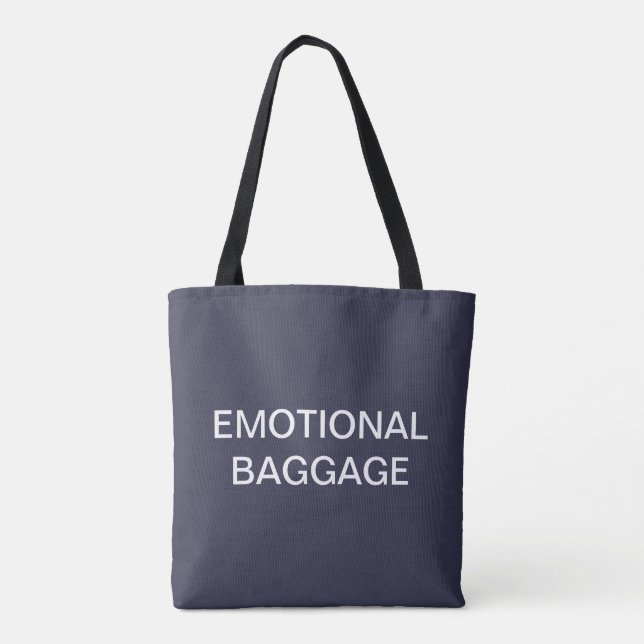 Emotionell bagagetoto tygkasse (Baksida)