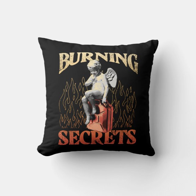 Emotionell branddekorativ fyllning - bränningsheml kudde (Framsida)