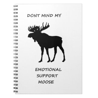 Emotionell serviceälg anteckningsbok