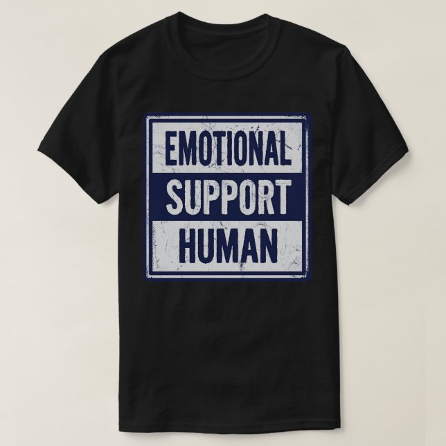 Emotionell support för människor t shirt (Design framsida)