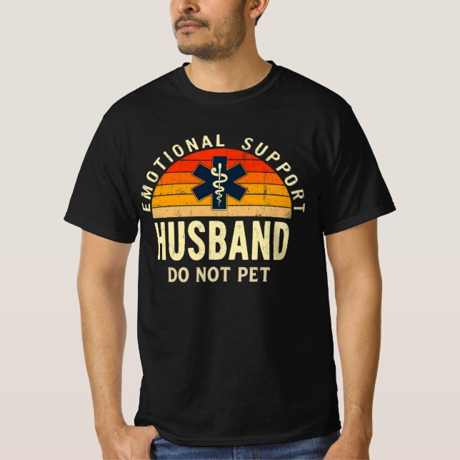 Emotionell support Make - ät inte Roligt för Vinta T Shirt (Framsida)