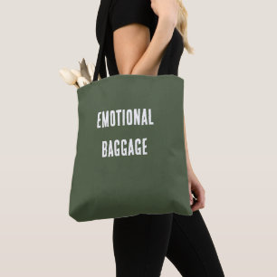 Emotionellt bagage av typen Olive Sage minimalisti Tygkasse