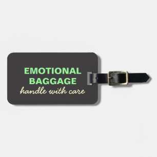 Emotionellt bagage: Hantera med försiktighet - Grö Bagagebricka