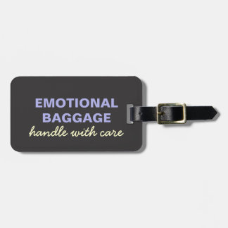 Emotionellt bagage: Hantera med omsorgsfull Gult f Bagagebricka