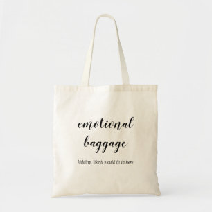 Emotionellt bagage tygkasse