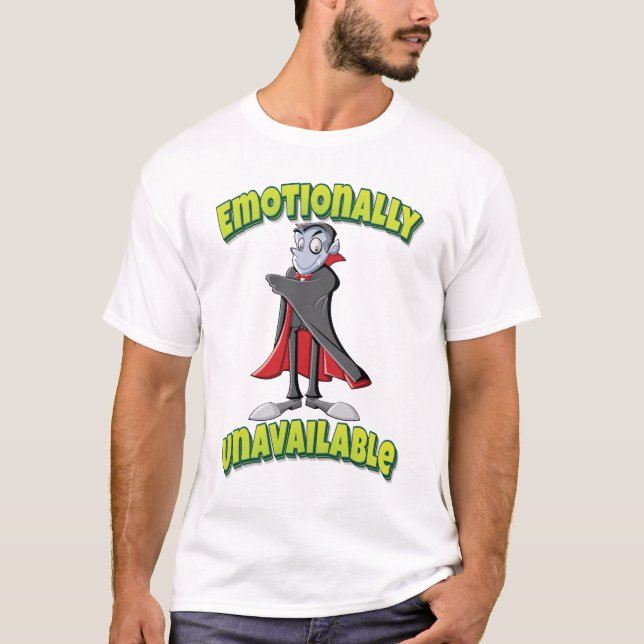 Emotionellt otillgängligt Vampire T Shirt (Framsida)