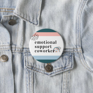 Emotionellt stöd   Arbetskamratpresent Knapp