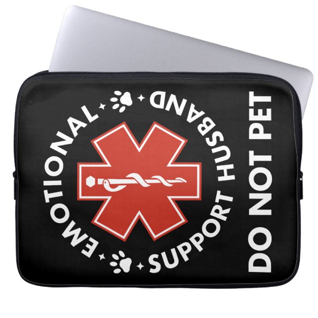 Emotionellt stöd för Make uppfyller inte kraven Laptop Fodral (Framsidan)