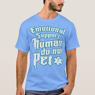 Emotionellt stöd för människa kan inte äta neon t shirt