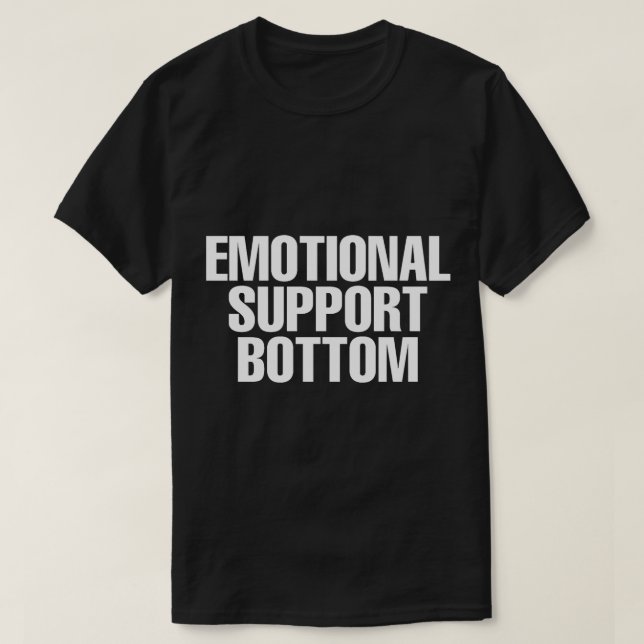 Emotionellt stöd Grund T Shirt (Design framsida)