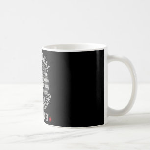 Emotionellt stöd make får inte smeka rolig apa kaffemugg