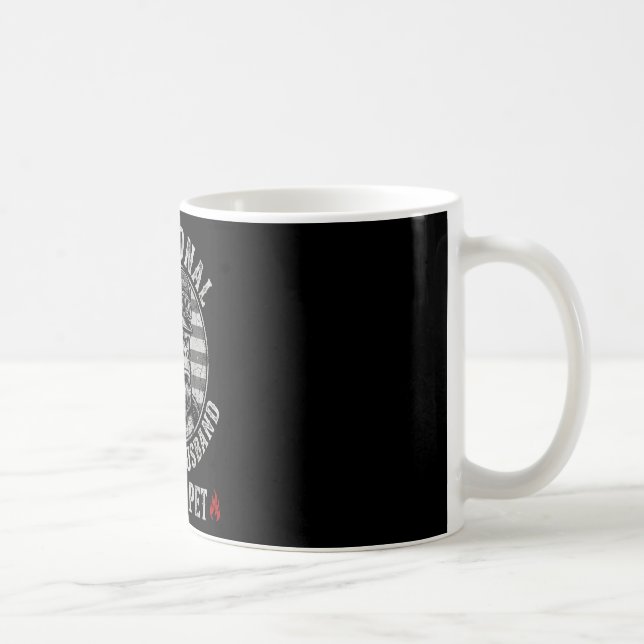 Emotionellt stöd make får inte smeka rolig apa  kaffemugg (Höger)