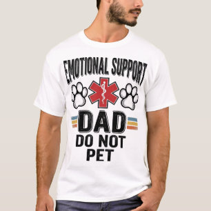 Emotionellt Stöd Pappa Rör Inte Vintage T-Shirt De