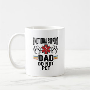 Emotionellt Stöd Pappa Rör Inte Vintage Tröja Besk Kaffemugg