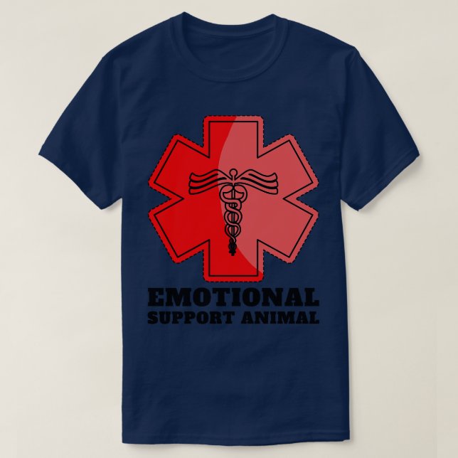 Emotionellt stöddjur 2 t shirt (Design framsida)