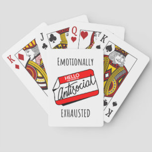 Emotionellt utförd casinokort
