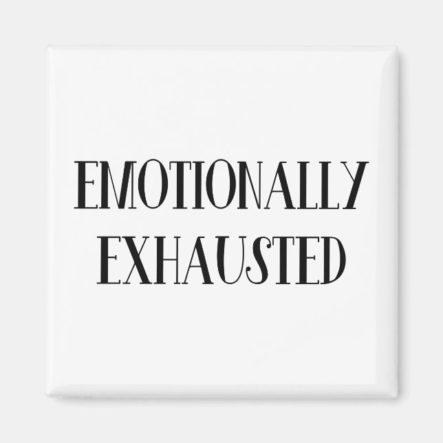 Emotionellt utförd magnet (Framsidan)