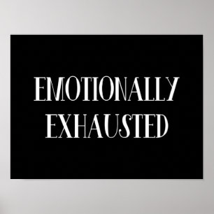 Emotionellt utförd poster