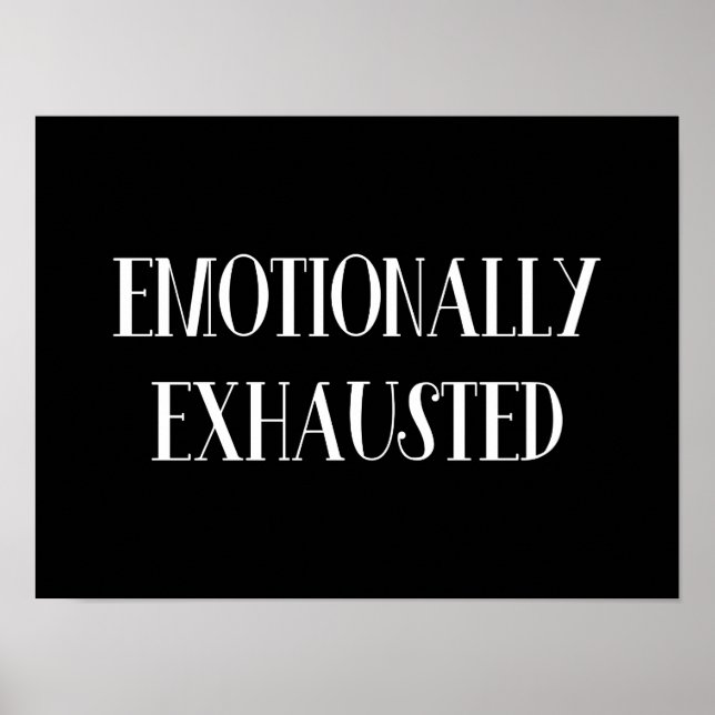 Emotionellt utförd poster (Framsidan)