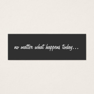 Emotionerade supportkort litet visitkort