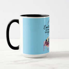 Emotions in Flight Watercolor Butterfly Mug Mugg