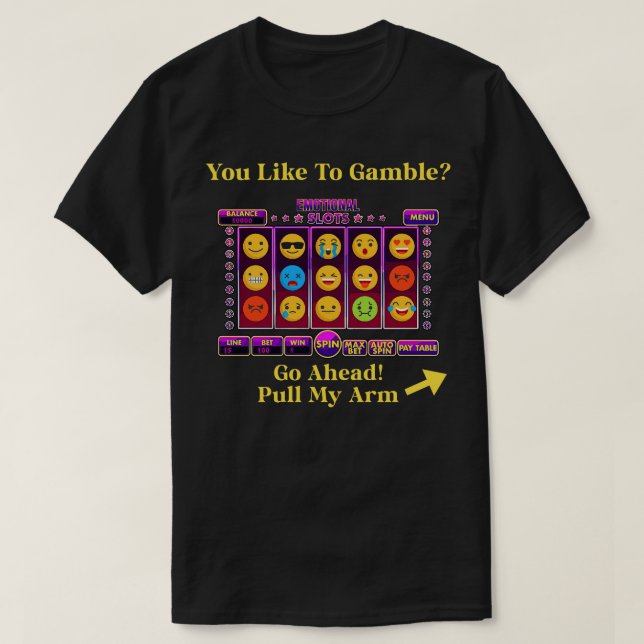 Emotionsplats Maskin T Shirt (Design framsida)