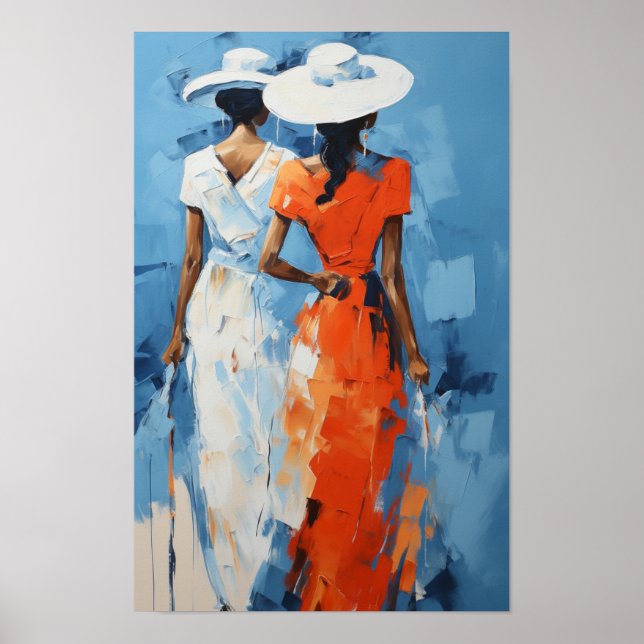 🎨 emotsagda kvinnor - Söndag bästa 🌈 Poster (Framsidan)