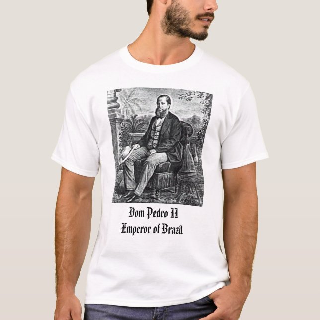 emp kejsare för Dom Pedro II av Brasilien T Shirt (Framsida)