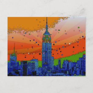 Emp St Bldg #3 NYC Skyline Vykort