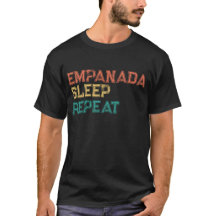 Empanada Sova Upprepa Färgrik Typografi