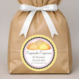 Empanada Turoms Bakery Box Sälar Runt Klistermärke