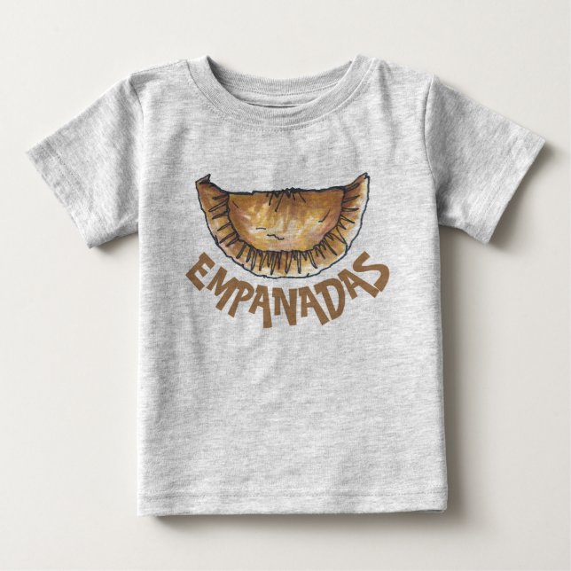 Empanadas Latin South American Fried Cheese Pastry T-shirt (Framsida)