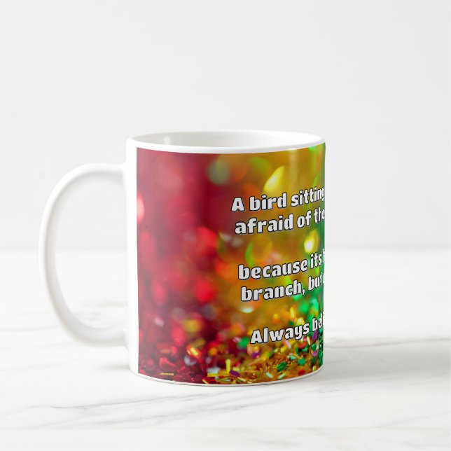 Empath Belief Positive Encouragement Quote Kaffemugg (Vänster)