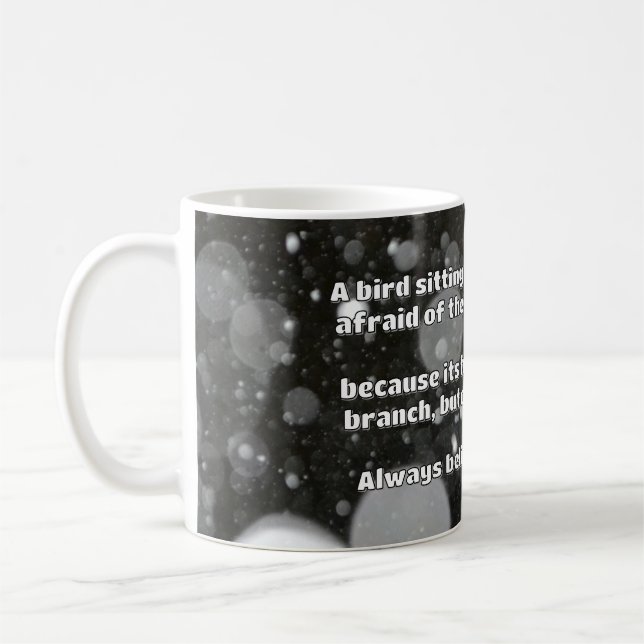 Empath Belief Positive Encouragement Quote Kaffemugg (Vänster)
