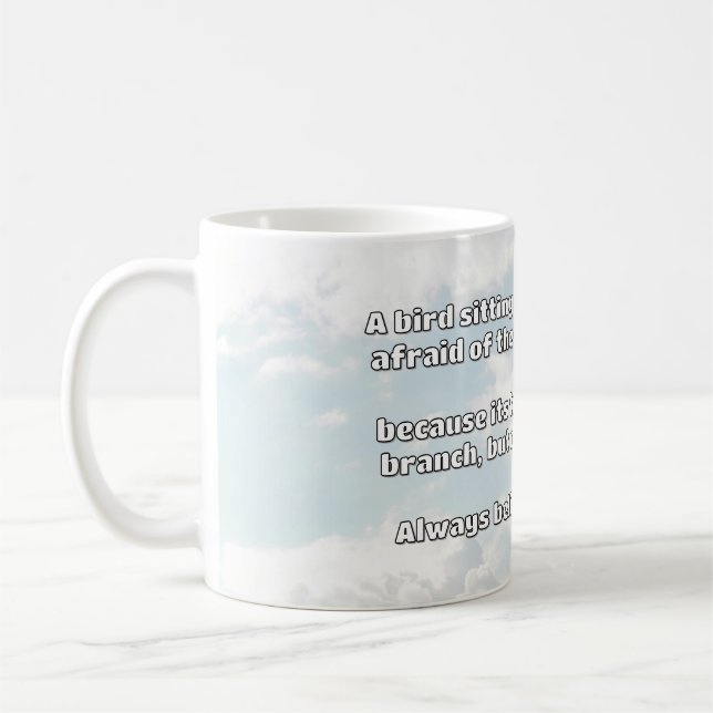 Empath Belief Positive Encouragement Quote Kaffemugg (Vänster)