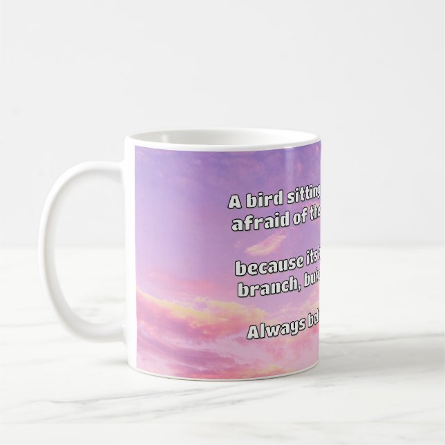 Empath Belief Positive Encouragement Quote Kaffemugg (Vänster)