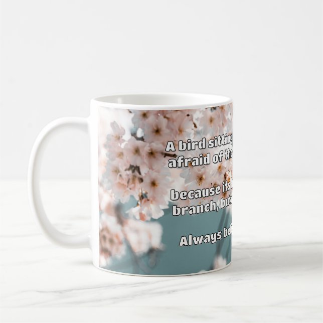 Empath Belief Positive Encouragement Quote Kaffemugg (Vänster)