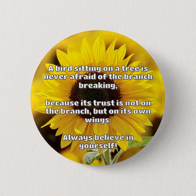 Empath Belief Positive Encouragement Quote Knapp (Framsida)