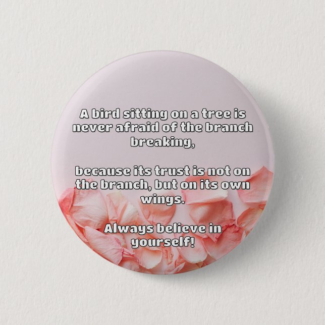 Empath Belief Positive Encouragement Quote Knapp (Framsida)