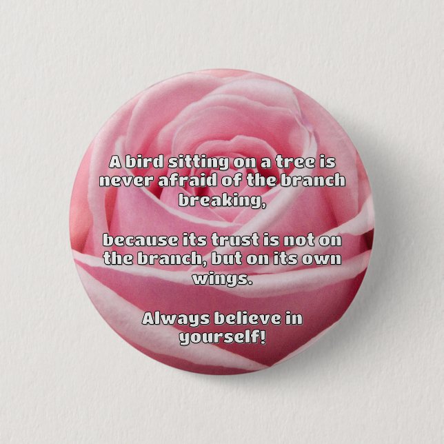 Empath Belief Positive Encouragement Quote Knapp (Framsida)