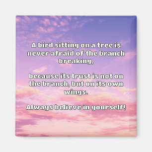 Empath Belief Positive Encouragement Quote Magnet